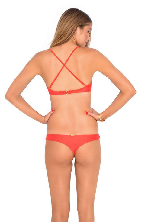 Luli Fama Cosita Buena Criss-Cross Back Bra Top